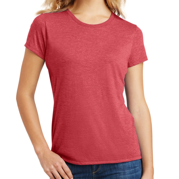 Red Frost color option for Sleek And Fitted Ladies Tee