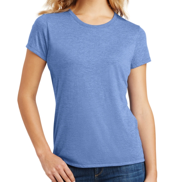 Royal Blue Frost color option for Sleek And Fitted Ladies Tee
