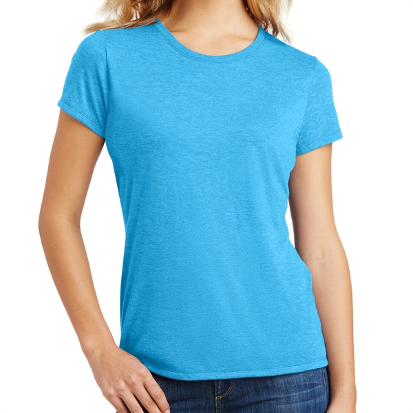 Turquoise Frost color option for Sleek And Fitted Ladies Tee