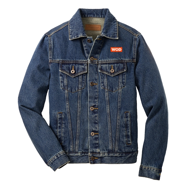 Denim Blue color option for Port Authority® Stonewashed Everyday Denim Jacket