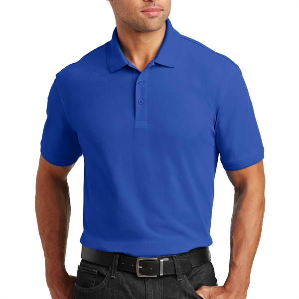 Carolina Blue color option for Top Quality Port Authority Polo Shirt