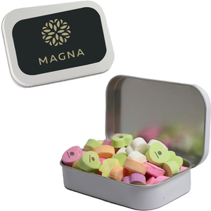 Photo of Large Hinged Tin With Gourmet Treats
