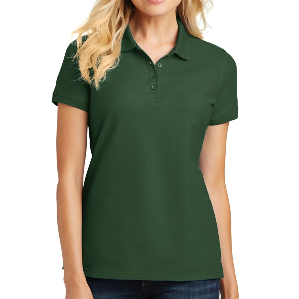 Deep Forest Green color option for Lifestyle Port Authority Polo Shirt