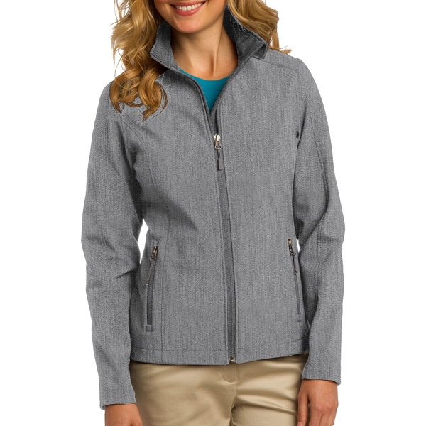 Battleship Gray color option for Port Authority® Women's Soft And Breathable Shell Jacket