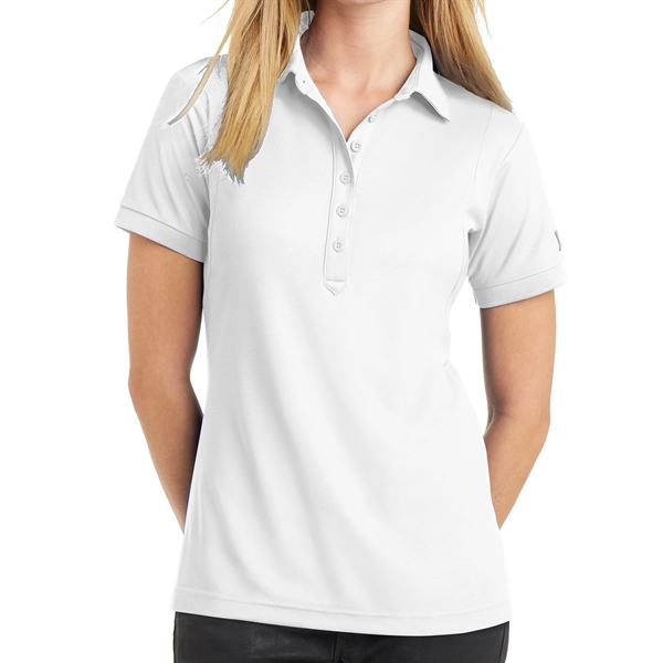 Bright White color option for Ladies' Polo Shirt