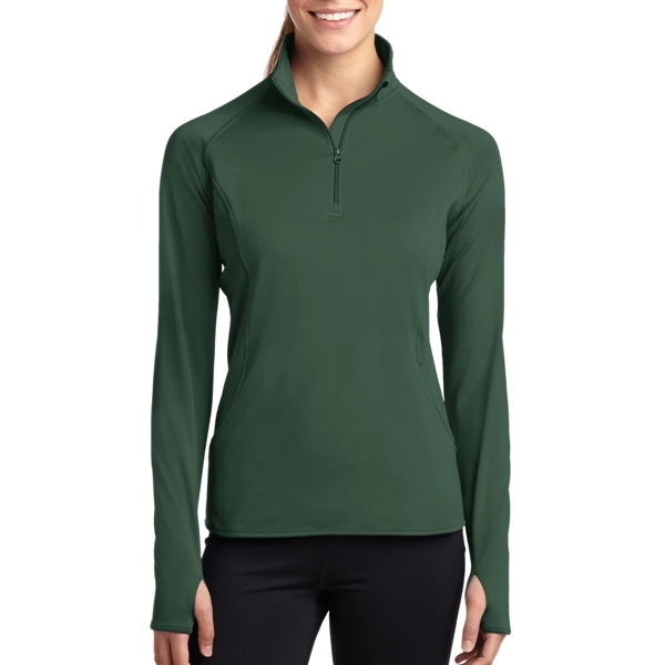 Charge Green color option for Sport Tek Women's Stretchable Pullover