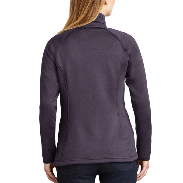 Dark Eggplant Purple Heather color option for Blight  Ladies' Canyon North Face Fleece Jacket