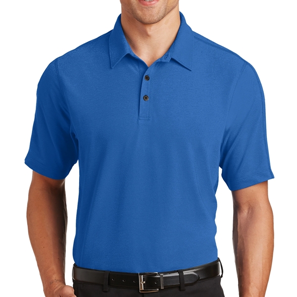 Electric Blue color option for Ogio® Raglan Sleeved Polo