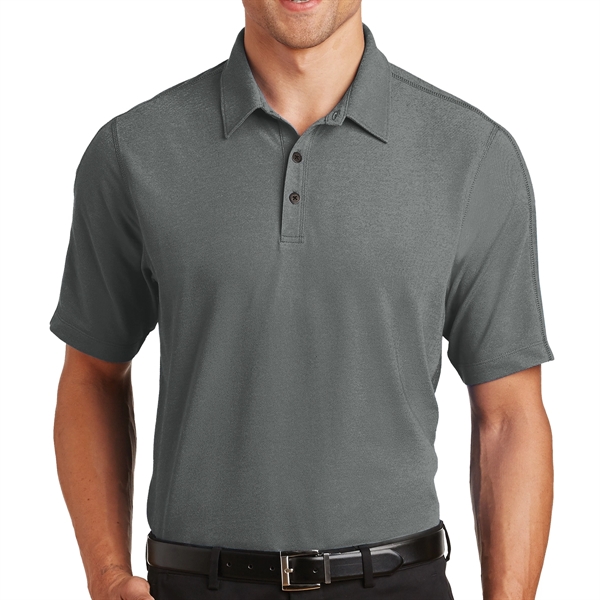Petrol Gray color option for Ogio® Raglan Sleeved Polo