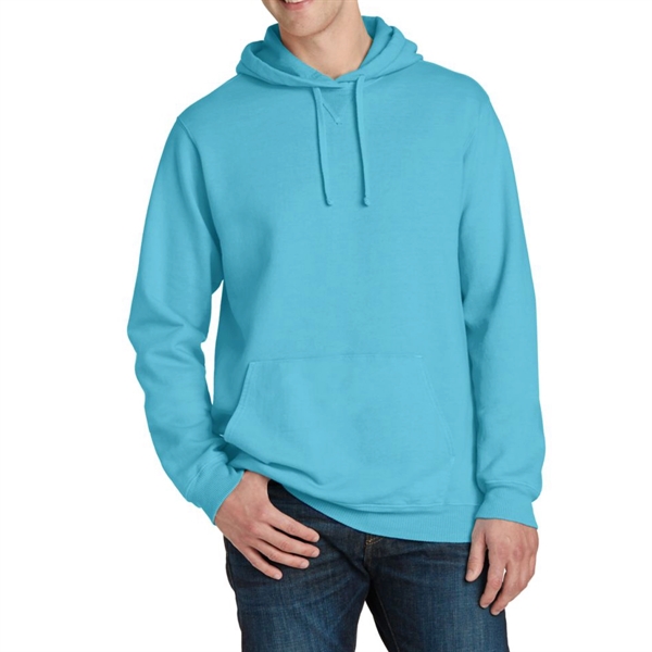 Light Blue color option for Pigment Dyed Hooded Sweatshirt