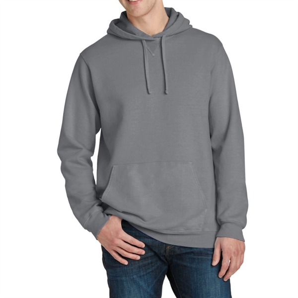 Pewter color option for Pigment Dyed Hooded Sweatshirt