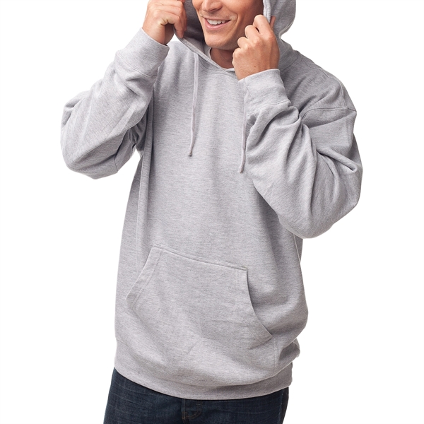 Gray Heather color option for Hooded Pullover For Male