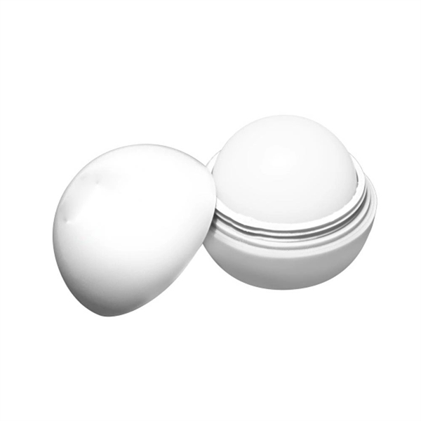 White color option for Matte Finish Os Round Lip Balm