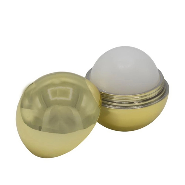 Metallic Gold color option for Round Metallic Lip Balms