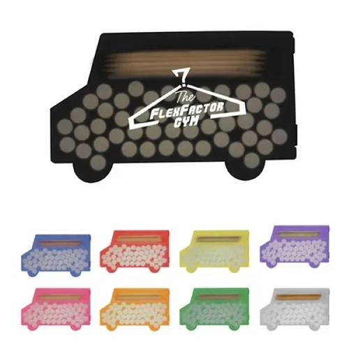 Photo of Delivery Truck Designed Mint & Toothpick Kit