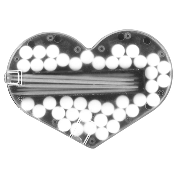 Translucent Black (Smoke) color option for Heart Shaped Mint & Toothpick Kit