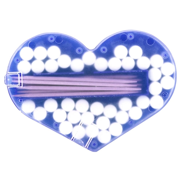 Translucent Blue color option for Heart Shaped Mint & Toothpick Kit