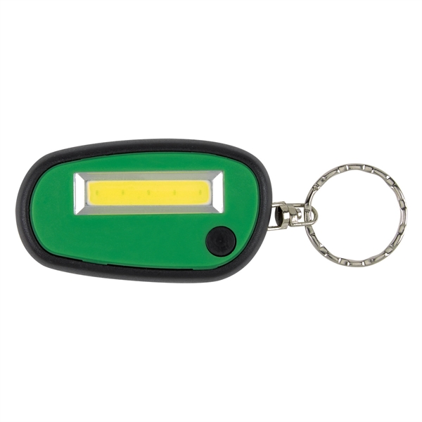 Lime Green-Black color option for Key Chained Cob Light