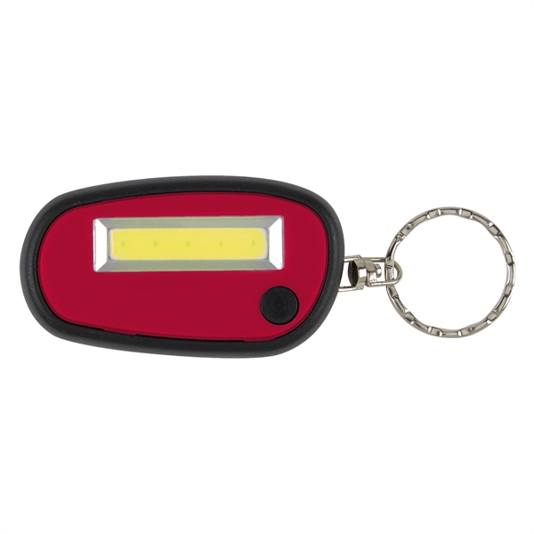 Red-Black color option for Key Chained Cob Light