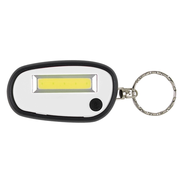 White-Black color option for Key Chained Cob Light