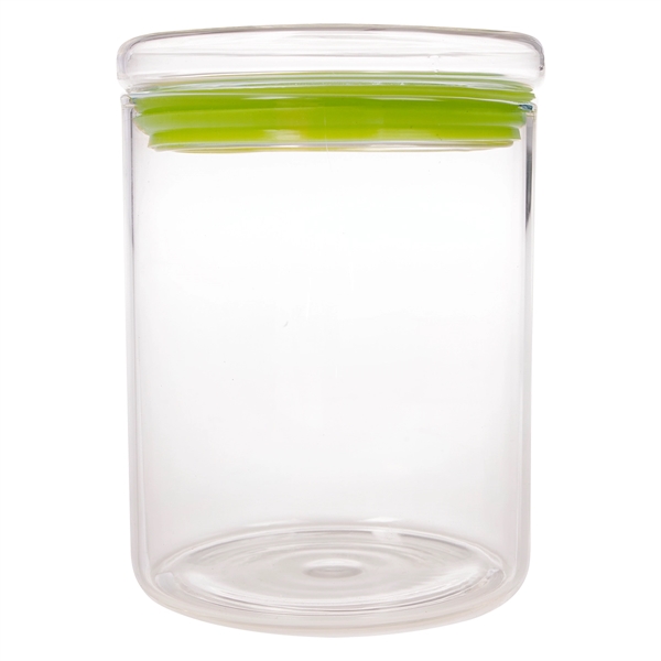 Green color option for Kitchen Companion Lid Covered Glass Jar