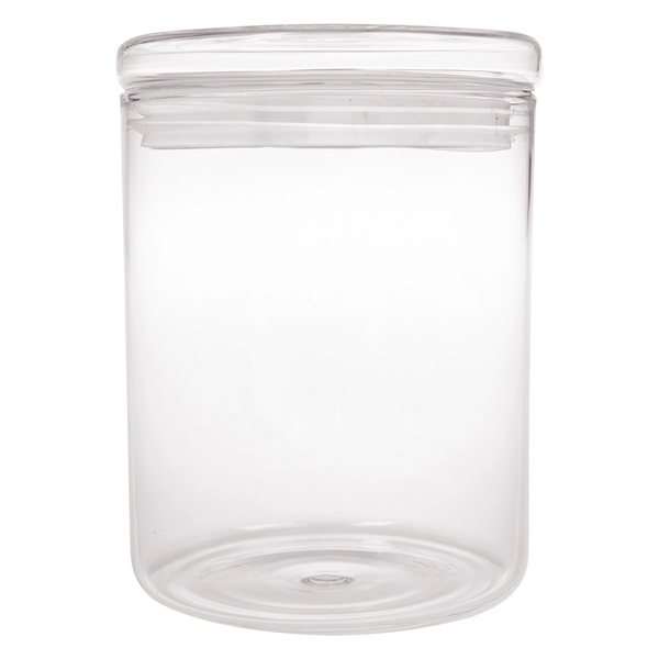 White color option for Kitchen Companion Lid Covered Glass Jar