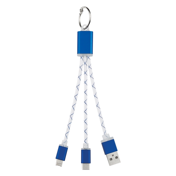 Blue color option for Carabines Three In One Charging Companion