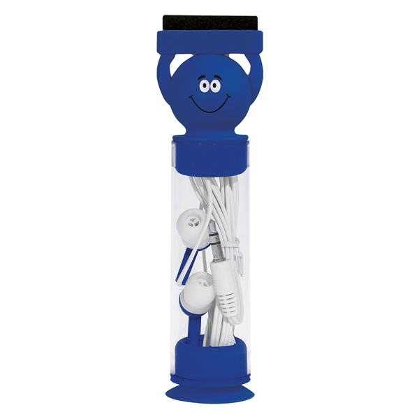 Blue color option for Screen Cleaning Earphones Set