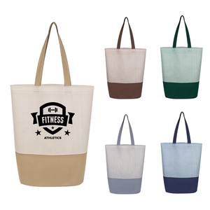 Photo of Herringbone Patterned Everyday Non Woven Tote