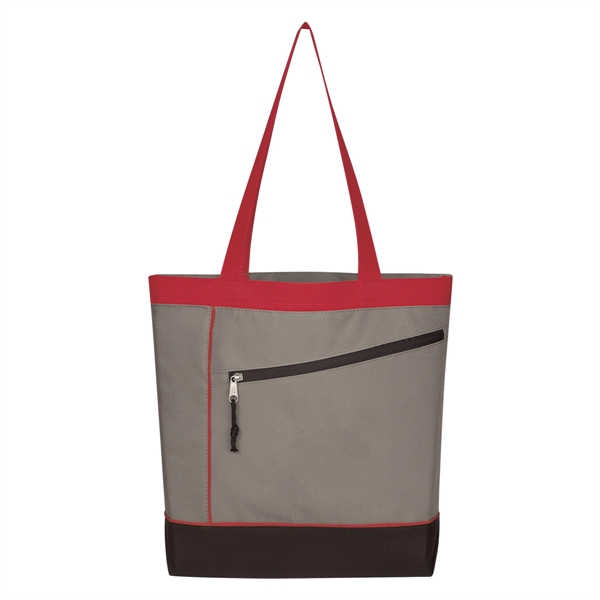 Gray-Red color option for Mountain Polyester Bag