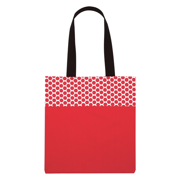Red color option for Polka Dot Accented Everyday Tote