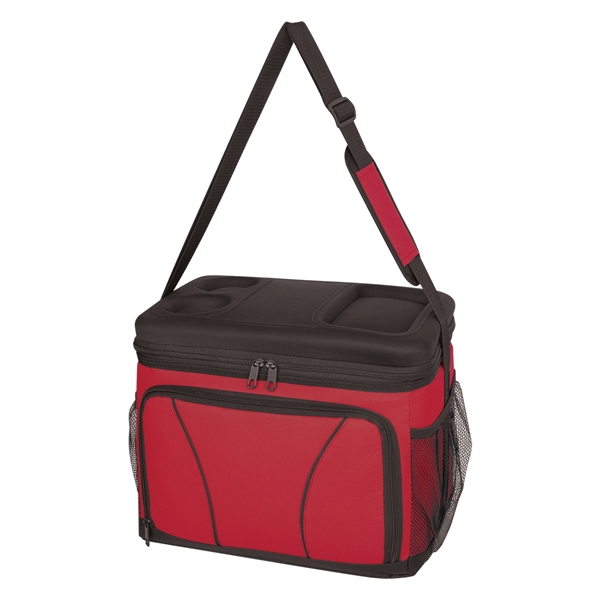 Red-Black color option for Dinner Top Cooler Bag