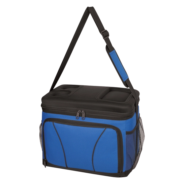 Royal Blue-Black color option for Dinner Top Cooler Bag