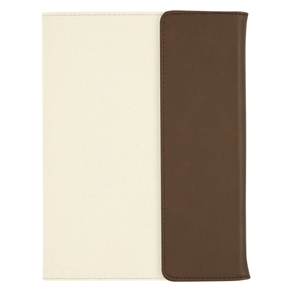White-Brown color option for Complete Set Padfolio