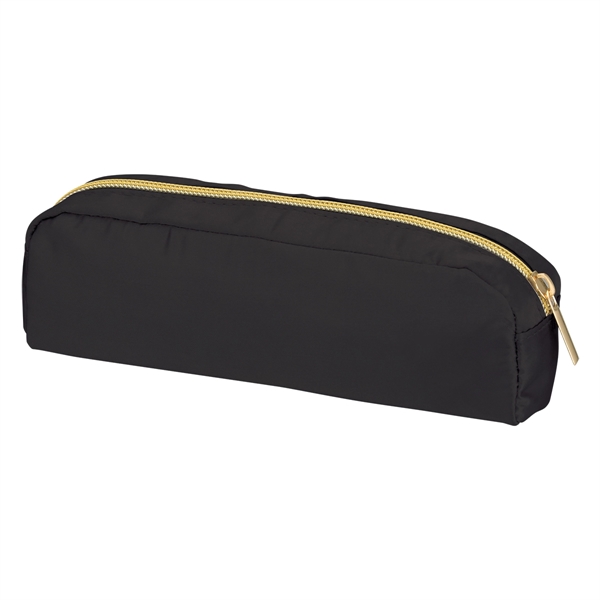 Black color option for Sleek Travel Companion Cosmetic Pouch