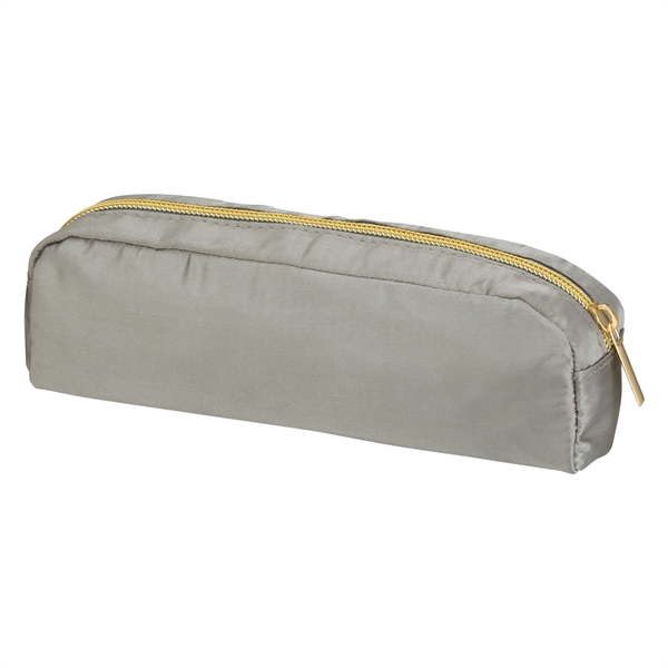 Gray color option for Sleek Travel Companion Cosmetic Pouch