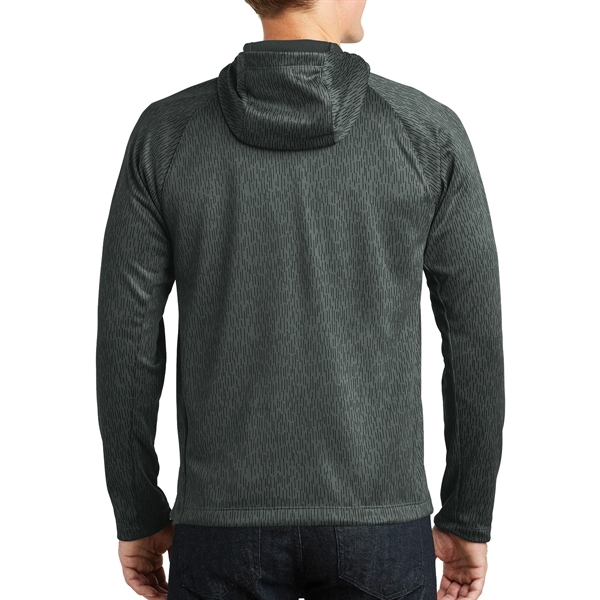 Asphalt Grey Reign Camo Print color option for Blanc North Face Hooded Jacket