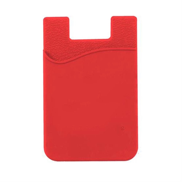 Red color option for Sleek Embossed Mobile Wallet