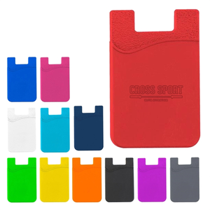 Photo of Sleek Silicone Mobile Wallet With Debossed Logo