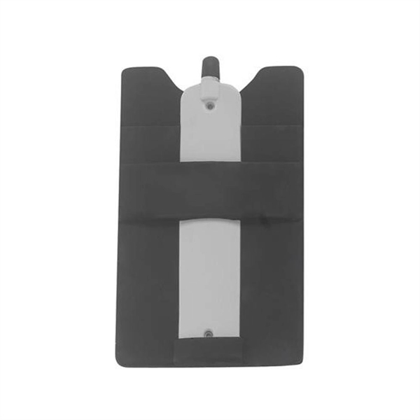 Black color option for Multifunctional Silicone Mobile Wallet