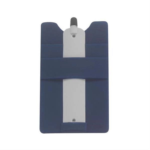 Navy Blue color option for Multifunctional Silicone Mobile Wallet