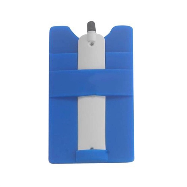 Royal Blue color option for Multifunctional Silicone Mobile Wallet