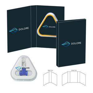 Photo of Custom Booklet With Triangle Cased Ear Buds