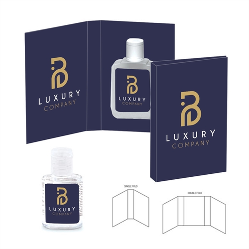 Main photo of Full Color Antibacterial Gel In Custom Booklet