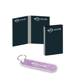 Photo of Custom Mirror Booklet With Compact Keychain Nail File