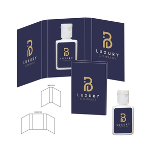 Photo of Custom Booklet With Compact Square Bottled Sunscreen