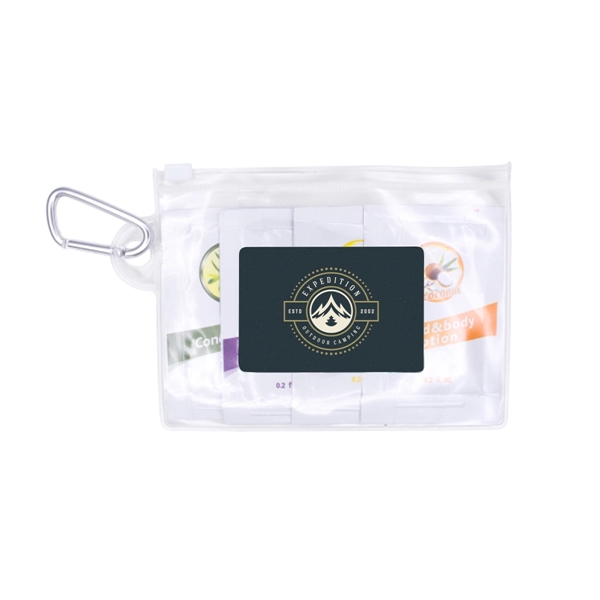 Clear color option for Travel Sleepover Kit