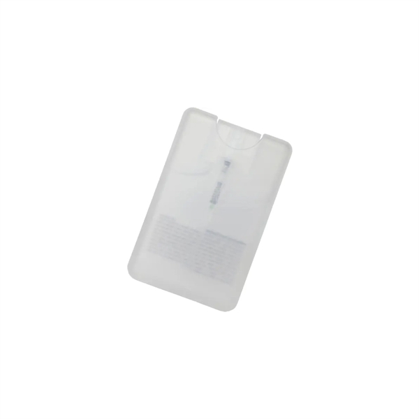 Translucent Frost color option for Compact Card Sized Hand Sanitizing Spray