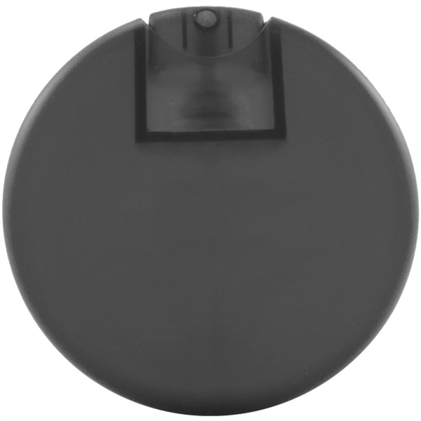 Translucent Black color option for Circle Shaped Card Hand Sanitizing Spray