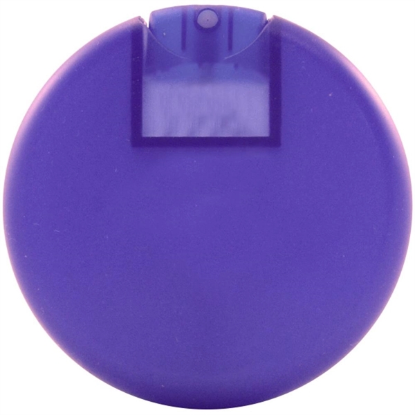 Translucent Purple color option for Circle Shaped Card Hand Sanitizing Spray